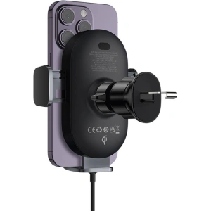Buy Baseus LightChaser Car Moubnt Holder with Wireless Charger (black) - BSU4445 - {ean13} - Home Screen Store Europe