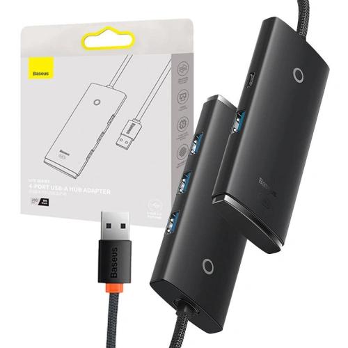 Kup Baseus Adapter HUB Lite Serie USB-A 4-Anschluss 25cm - BSU4446 - {ean13} - Sklep Home Screen