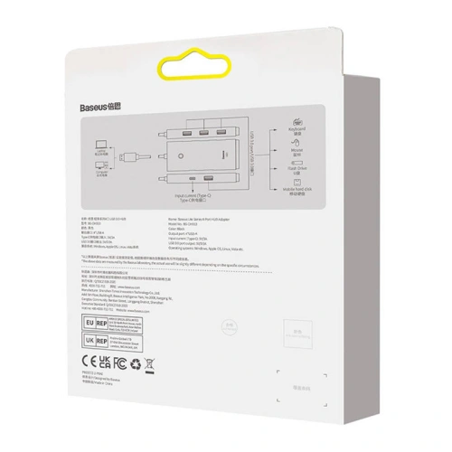 Kup Baseus Adapter HUB Lite Serie USB-A 4-Anschluss 25cm - BSU4446 - {ean13} - Sklep Home Screen