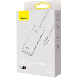 Kup Baseus Adapter HUB Lite Serie USB-C 4-Anschluss 25cm - BSU4447 - {ean13} - Sklep Home Screen