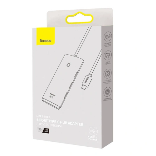 Kup Baseus Adapter HUB Lite Serie USB-C 4-Anschluss 25cm - BSU4447 - {ean13} - Sklep Home Screen