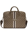 Torba Guess GUCB15P4RPSW 16 palců hnědá /brown 4G Printed Stripes