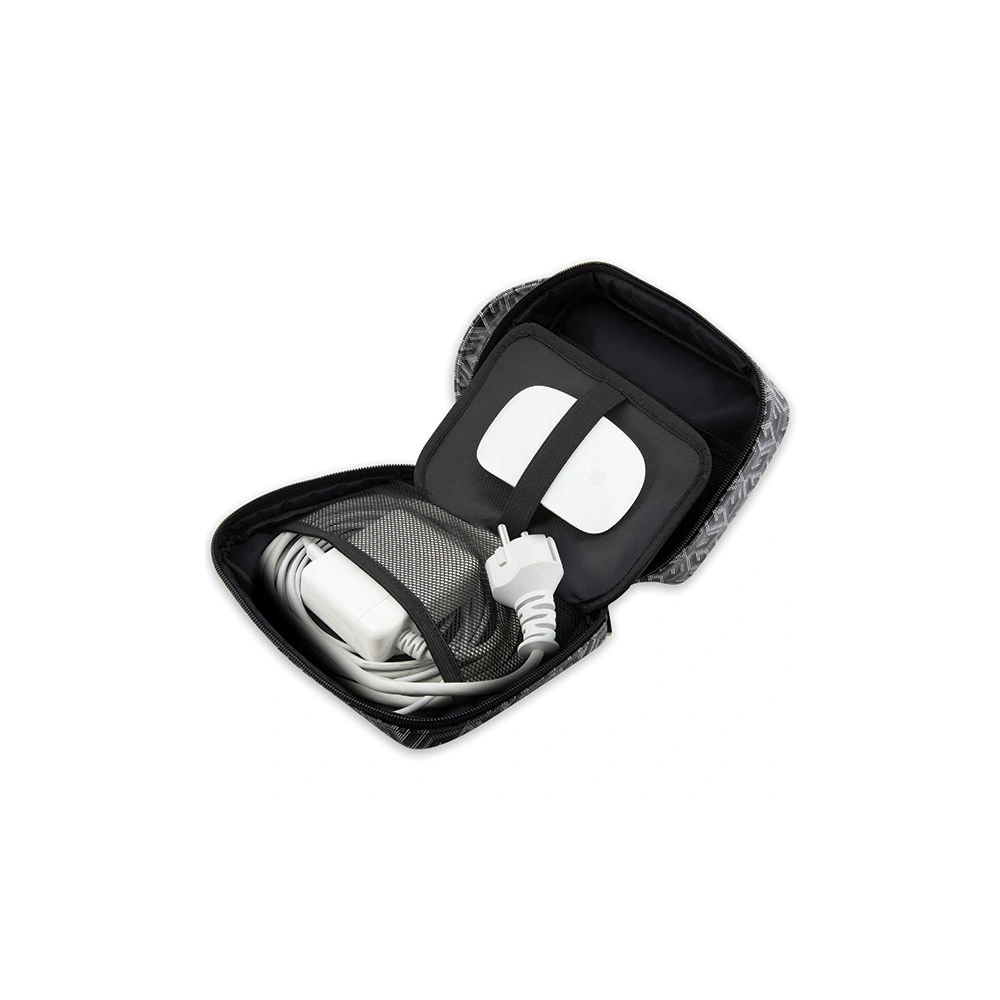 Torba Guess GUHBHGCFSEK Organizer czarny/black GCube Stripe