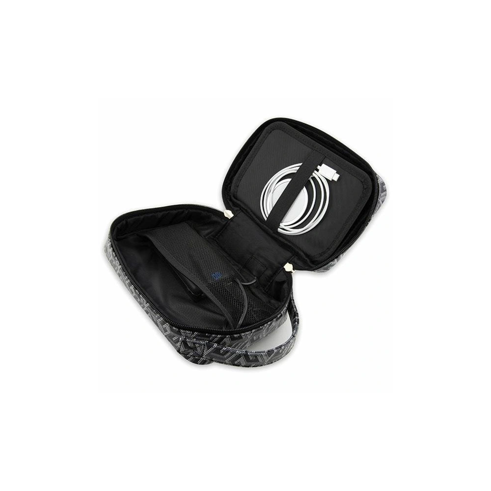 Torba Guess GUHBHGCFSEK Organizer czarny/black GCube Stripe