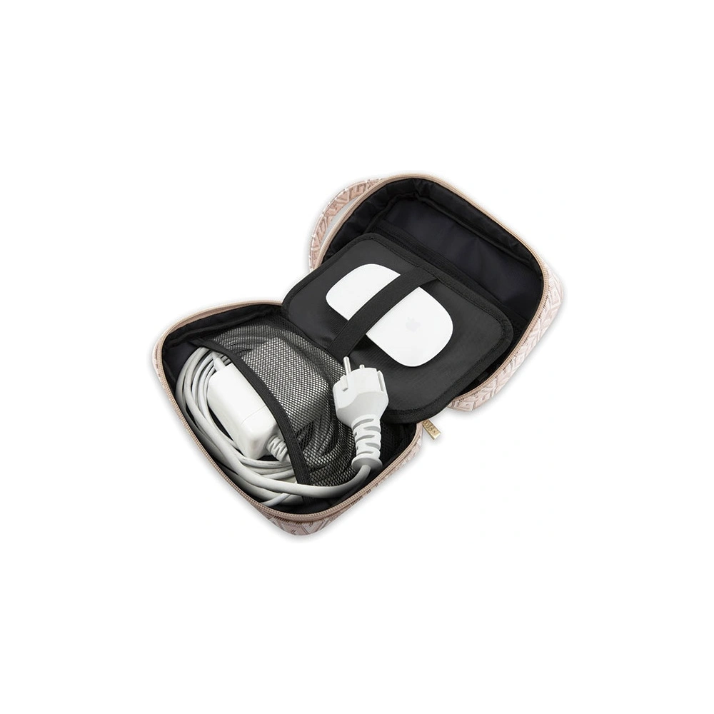 Torba Guess GUHBHGCFSEP Organizer różowy/pink GCube Stripe