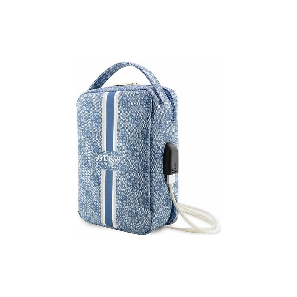 Torba Guess GUHBP4RPSB Organizer niebieski/blue 4G Printed Stripes