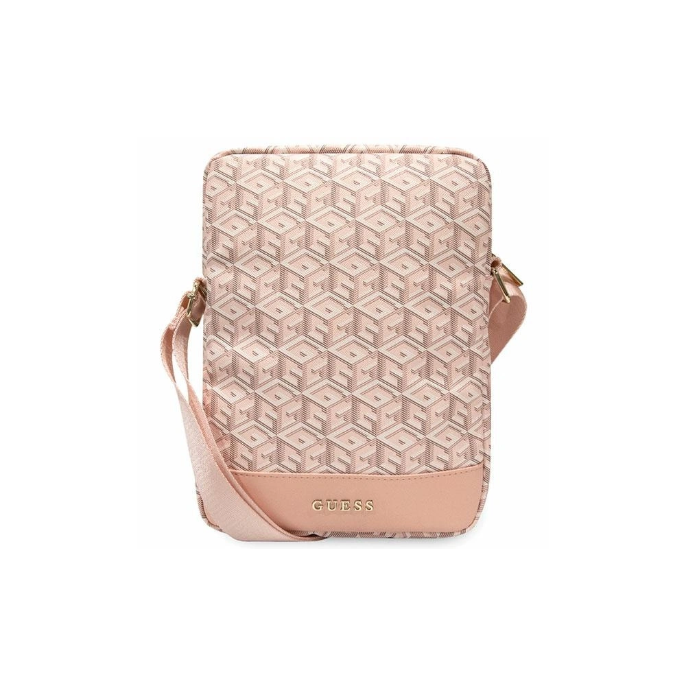 Torba Guess GUTB10HGCFSEP 10 cali różowy/pink GCube Stripe Tablet Bag