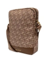 Kup Torba Guess GUTB10HGCFSEW 10 cali brązowy/brown GCube Stripe Tablet Bag - GUE2669 - {ean13} - Sklep Home Screen
