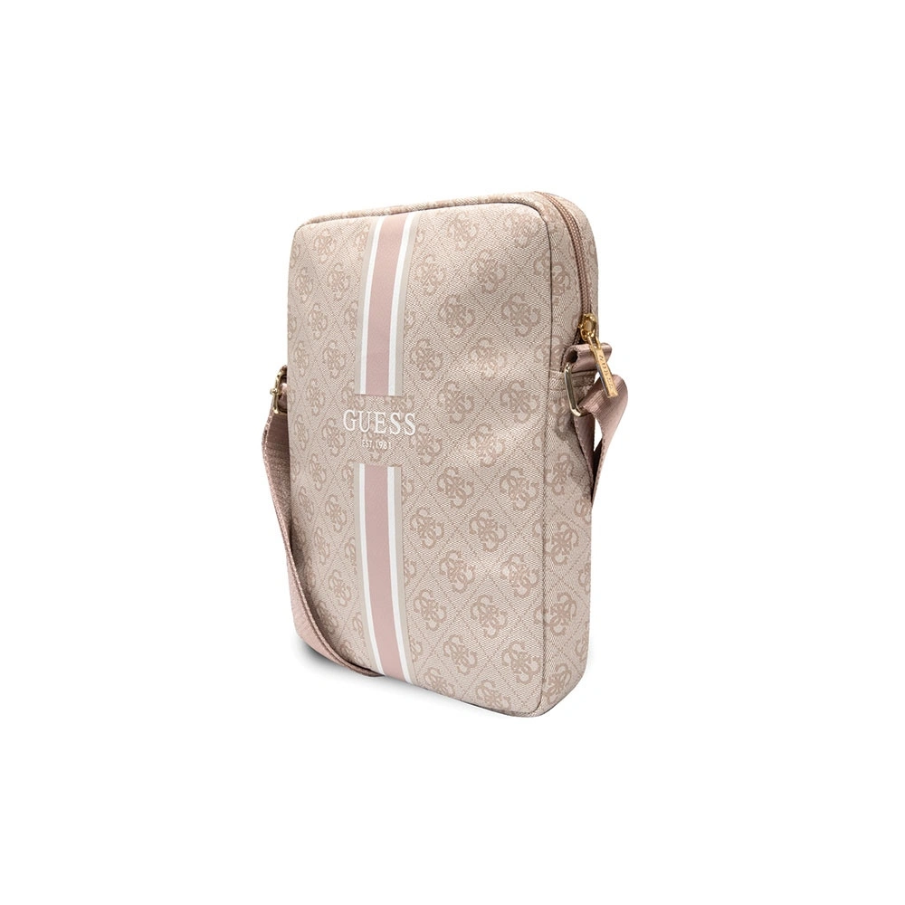 Torba Guess GUTB10P4RPSP 10 cali różowy/pink 4G Stripes Tablet Bag