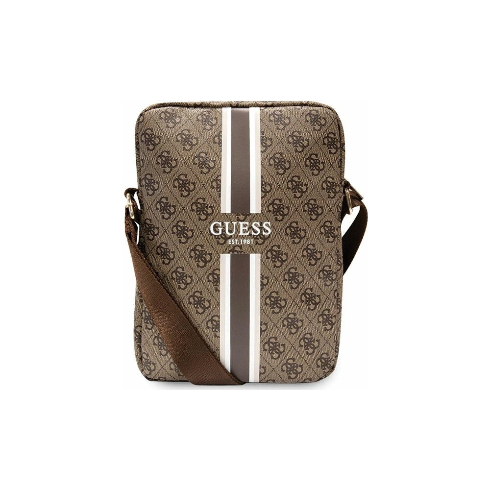 Torba Guess GUTB10P4RPSW 10 cali brązowy/brwon 4G Stripes Tablet Bag
