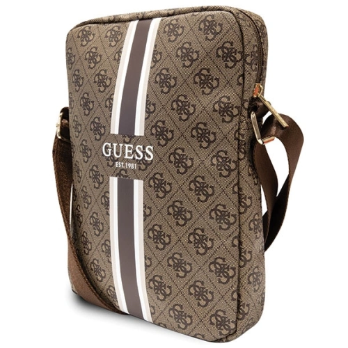 Kup Torba Guess GUTB10P4RPSW 10 cali brązowy/brwon 4G Stripes Tablet Bag - GUE2673 - {ean13} - Sklep Home Screen