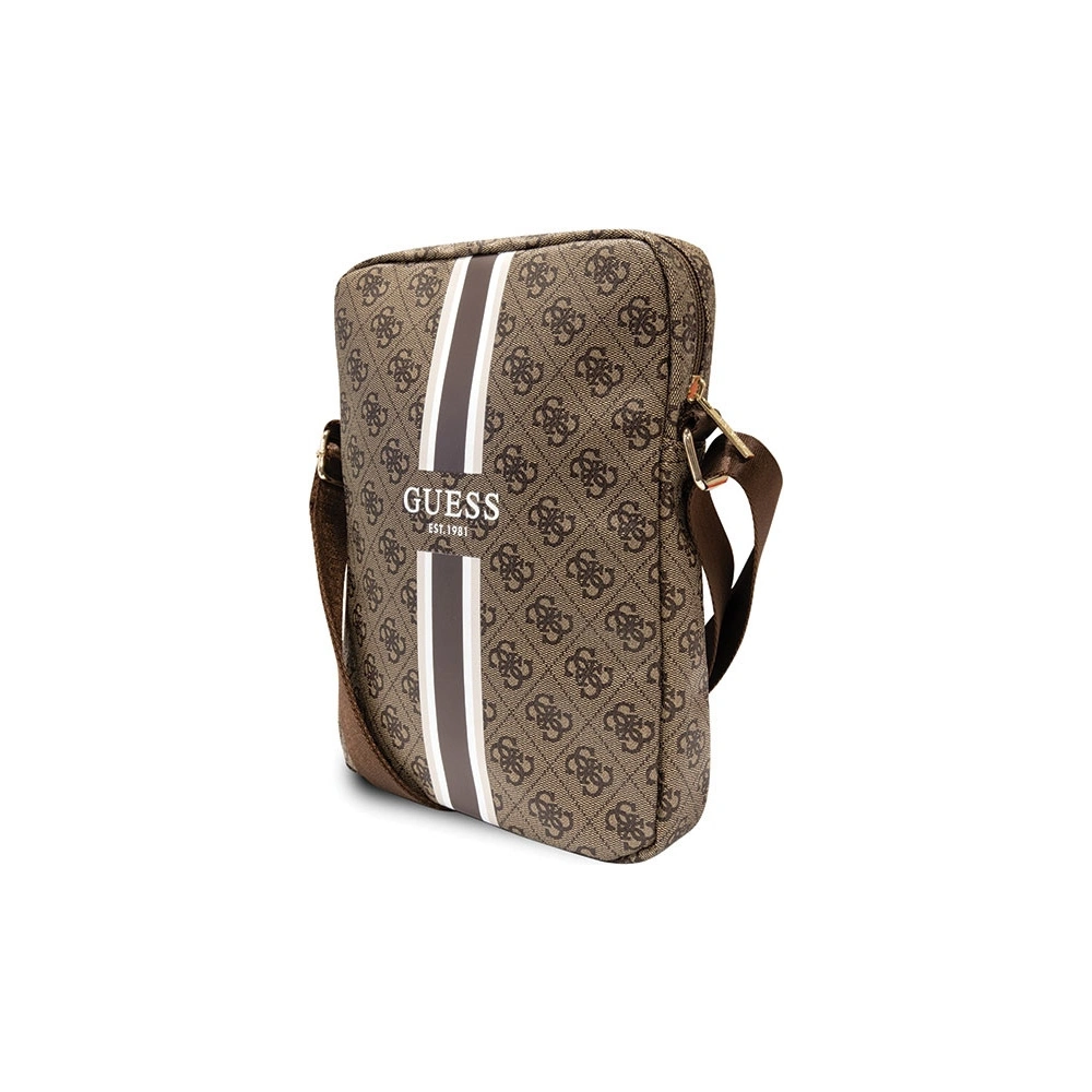 Torba Guess GUTB10P4RPSW 10 cali brązowy/brwon 4G Stripes Tablet Bag