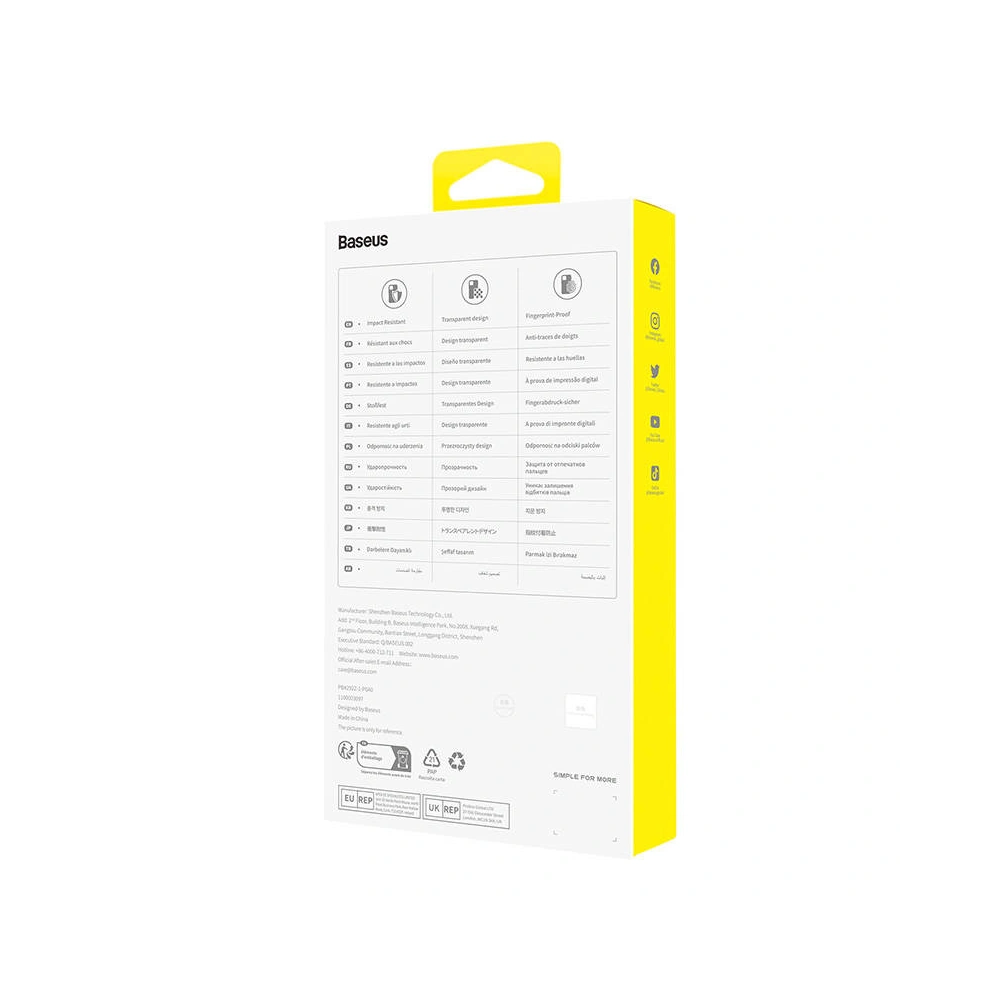 Etui Baseus OS-Lucent Series Apple iPhone 14 Pro (Przezroczysty)