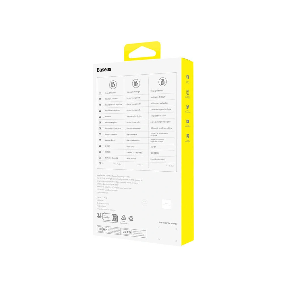 Etui Baseus OS-Lucent Series Apple iPhone 14 Plus / 15 Plus (Przezroczysty)