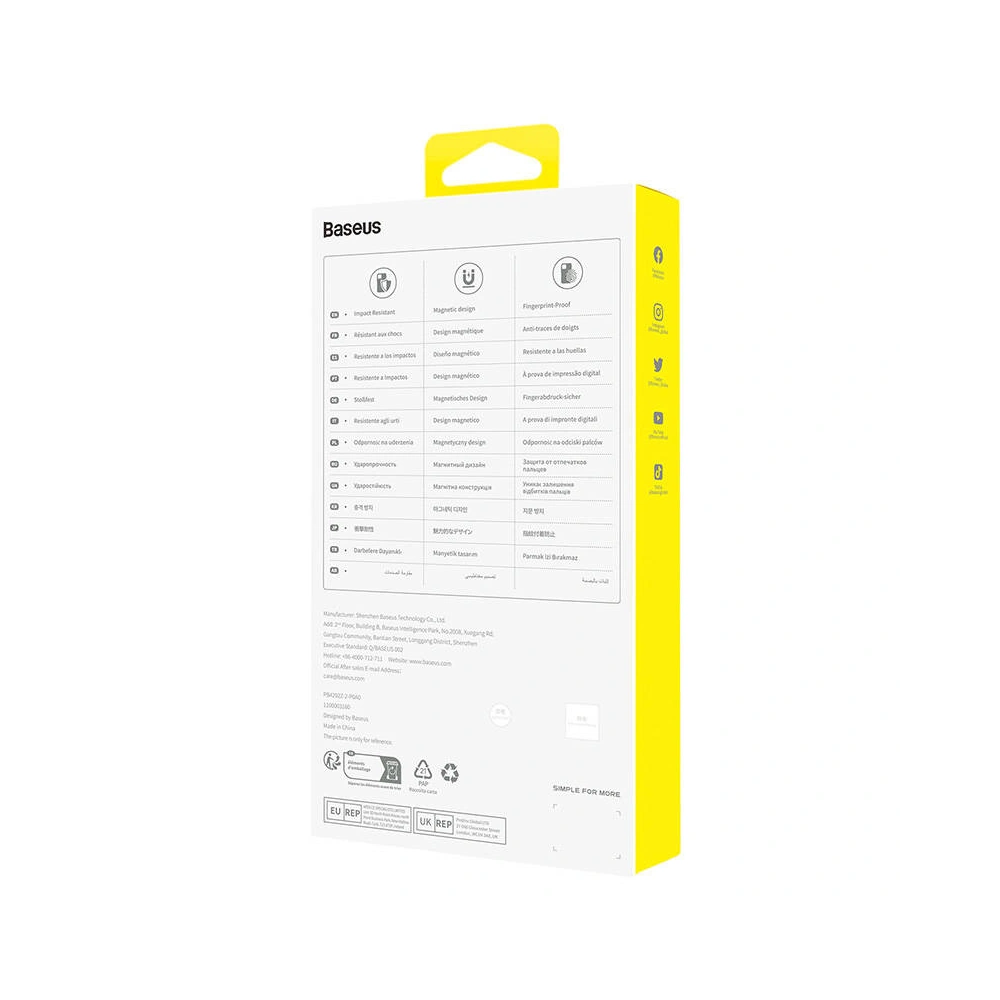 Etui Baseus OS-Lucent Series MagSafe Apple iPhone 13 (Przezroczysty)