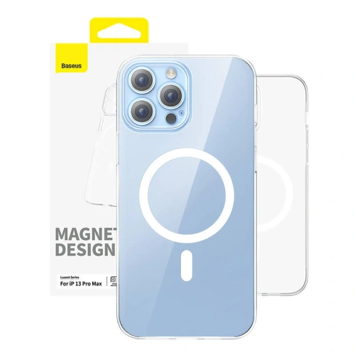 Kup Etui Baseus OS-Lucent Series MagSafe Apple iPhone 13 Pro Max (Przezroczysty) - BSU4458 - {ean13} - Sklep Home Screen