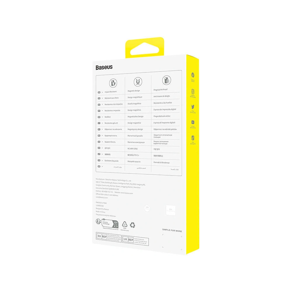 Etui Baseus OS-Lucent Series MagSafe Apple iPhone 13 Pro Max (Przezroczysty)