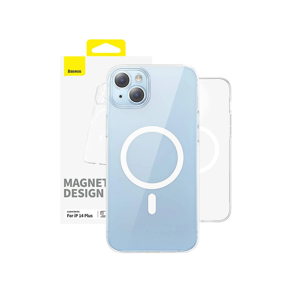 Etui Baseus OS-Lucent Series MagSafe Apple iPhone 14 Plus / 15 Plus (Przezroczysty)