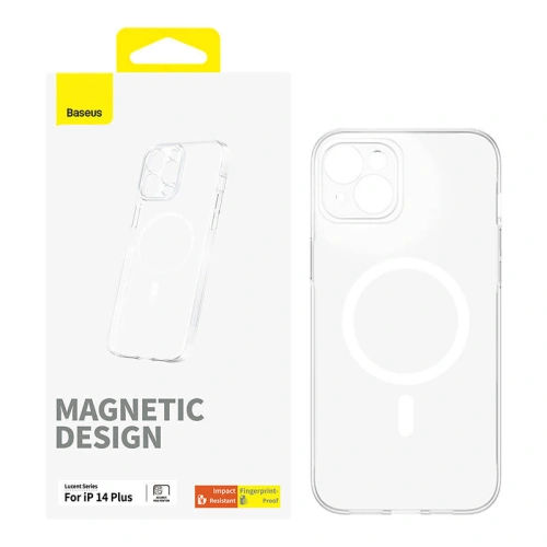 Kup Etui Baseus OS-Lucent Sorozat MagSafe Apple iPhone 14 Plus / 15 Plus (Átlátszó) - BSU4461 - {ean13} - Sklep Home Screen