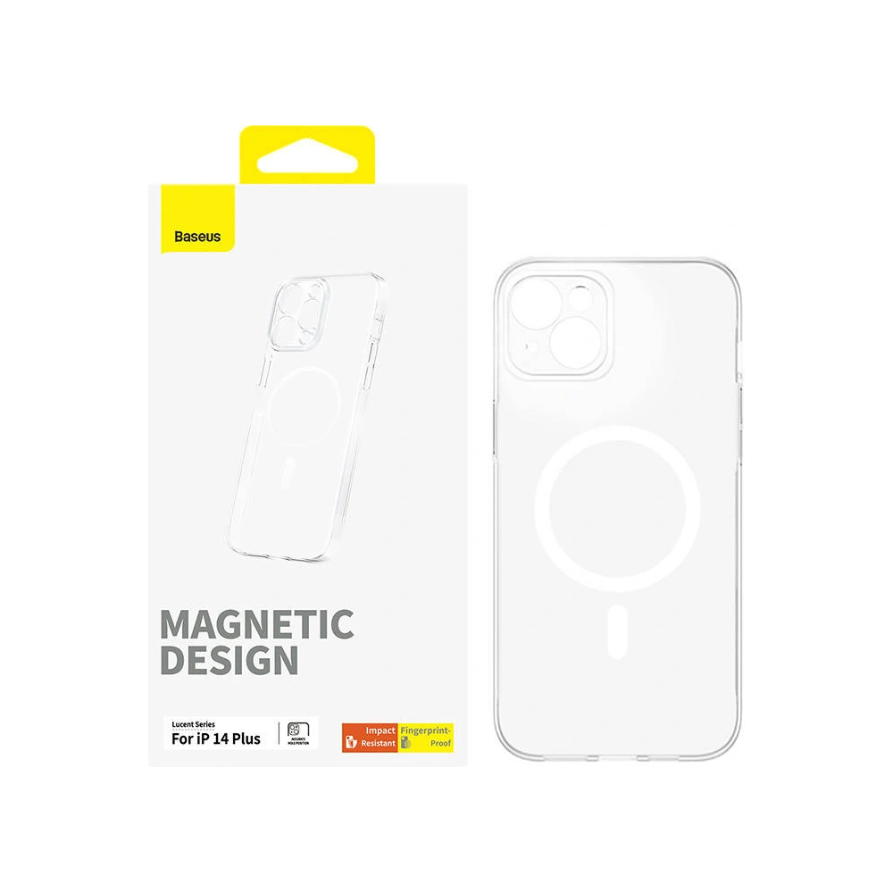 Etui Baseus OS-Lucent Series MagSafe Apple iPhone 14 Plus / 15 Plus (Przezroczysty)