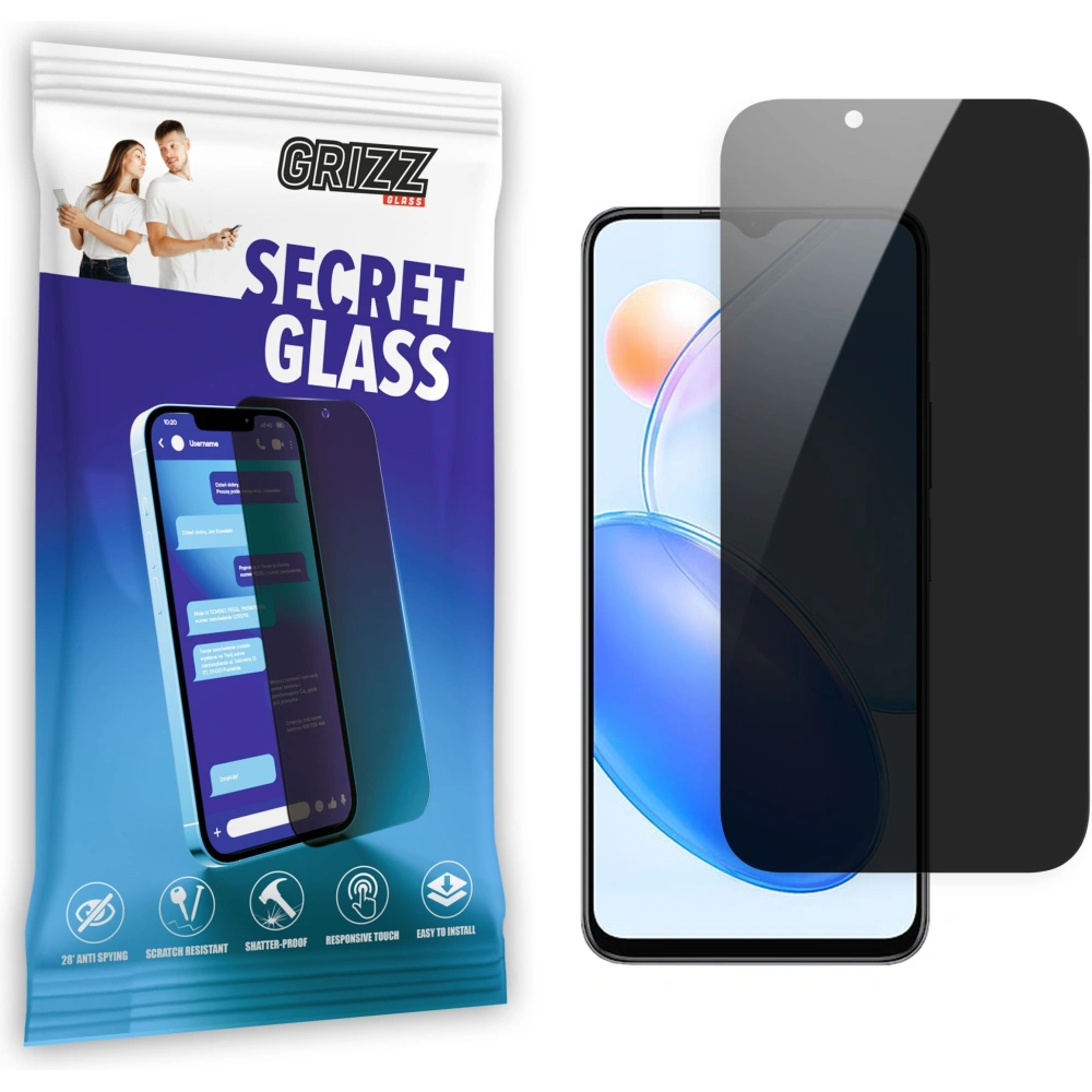 Matowe szkło prywatyzujące GrizzGlass SecretGlass do Honor Play 6C