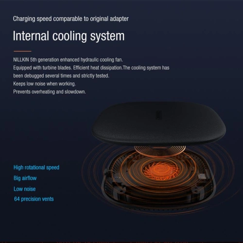 Kup Ładowarka bezprzewodowa Nillkin Powerchic Pro 15W Fast Wireless Charger Czarny - NLK1161 - {ean13} - Sklep Home Screen
