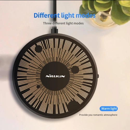 Kup Ładowarka bezprzewodowa Nillkin Powercolor Planet 15W Fast Wireless Charger Czarny - NLK1162 - {ean13} - Sklep Home Screen