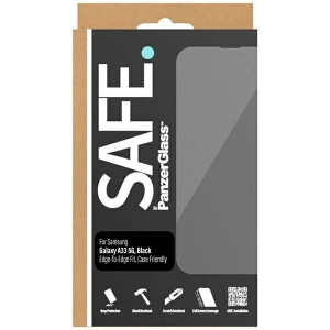 Tvrzené sklo SAFE od PanzerGlass Samsung Galaxy A33 5G černé/black
