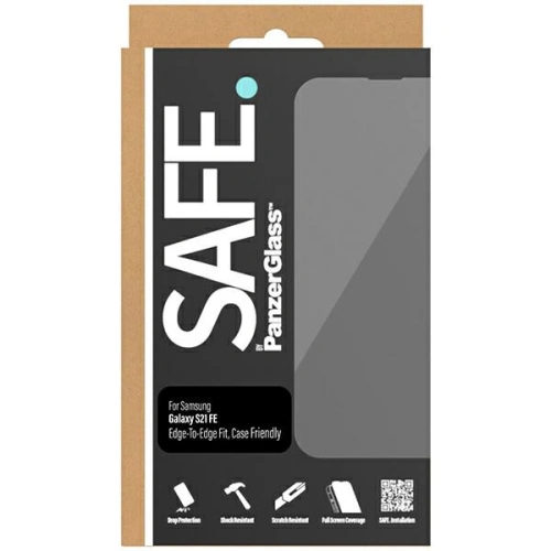 Kup PanzerGlass Samsung SAFE by Galaxy S21 FE E2E Case Friendly schwarz/schwarz SAFE95100 gehärtetes Glas - PZG420 - {ean13} - Sklep Home Screen