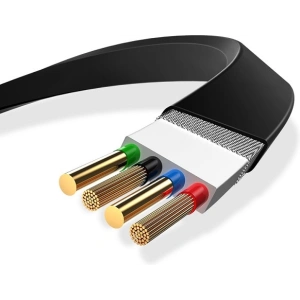 Buy USAMS U1 US-SJ192 2in1 USB-A/Lightning/microUSB Cable 1m black - USA983 - {ean13} - Home Screen Store Europe