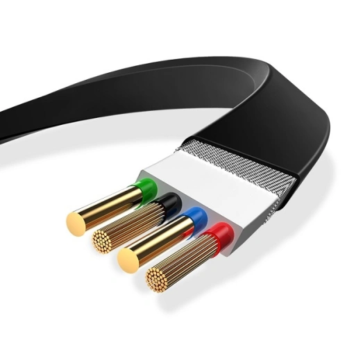 Kup Kábel tekercses USAMS U1 US-SJ192 2w1 USB-A/Lightning/microUSB 1m fekete/black - USA983 - {ean13} - Sklep Home Screen