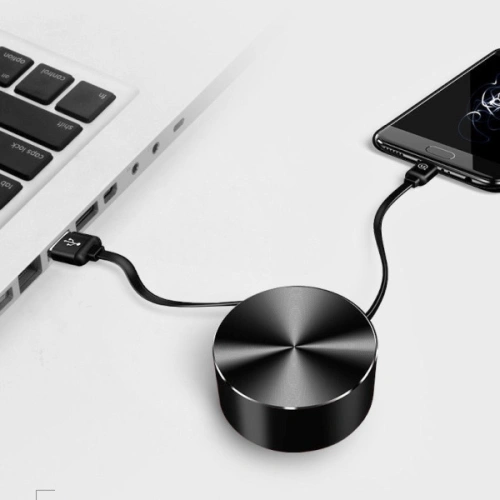 Kup Zavinutý kabel USAMS U-Bin US-SJ163 USB-A/microUSB 2A 1m černý/black - USA984 - {ean13} - Sklep Home Screen