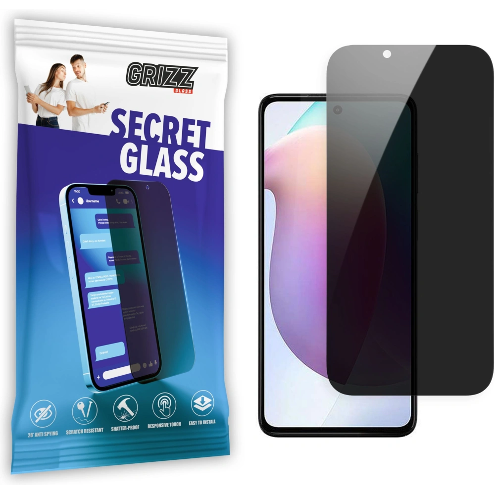 Matowe szkło prywatyzujące GrizzGlass SecretGlass do Motorola Moto G71s