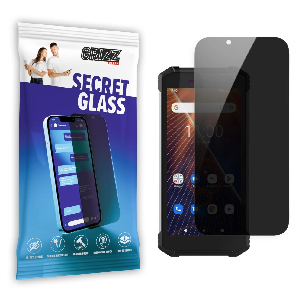 Matowe szkło prywatyzujące GrizzGlass SecretGlass do MyPhone Hammer Energy 2