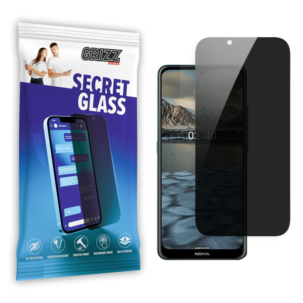 Matowe szkło prywatyzujące GrizzGlass SecretGlass do Nokia 2.3