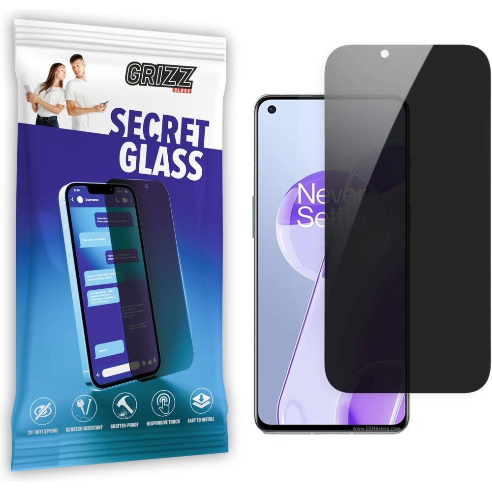 Matowe szkło prywatyzujące GrizzGlass SecretGlass do OnePlus 8T+ 5G