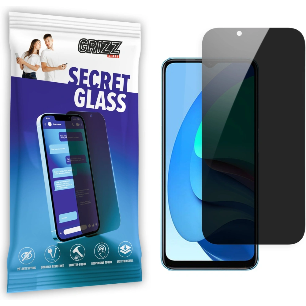 Matowe szkło prywatyzujące GrizzGlass SecretGlass do Oppo A56 5G