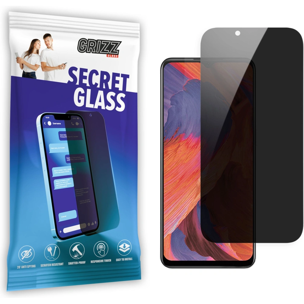 Matowe szkło prywatyzujące GrizzGlass SecretGlass do Oppo A73