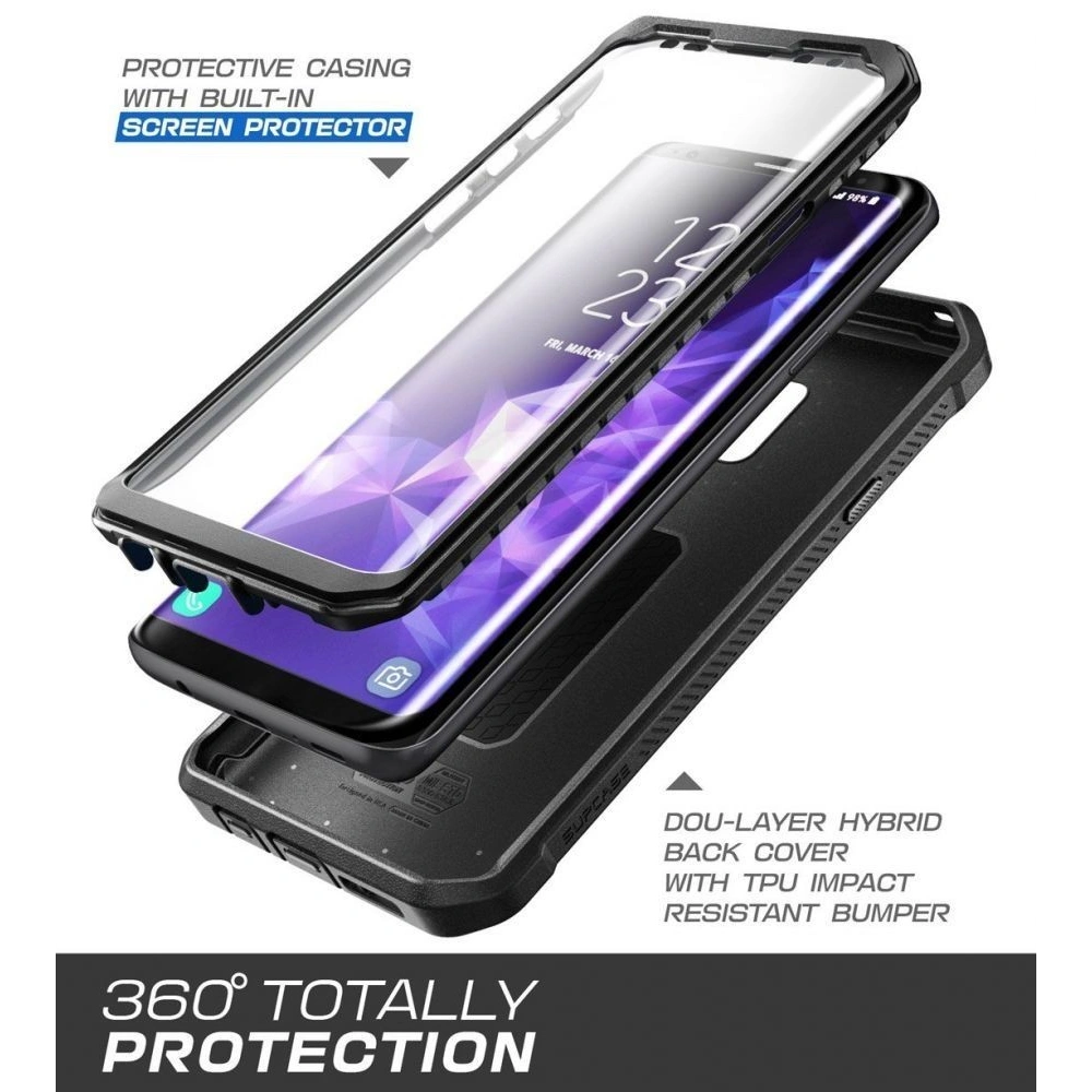 Etui Supcase Unicorn Beetle Pro Galaxy S9+ Plus Black