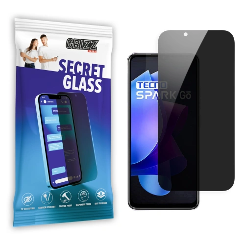 Matowe szkło prywatyzujące GrizzGlass SecretGlass do Tecno Spark Go 2023 Matowe szkło prywatyzujące GrizzGlass SecretGlass do Tecno Spark Go 2023