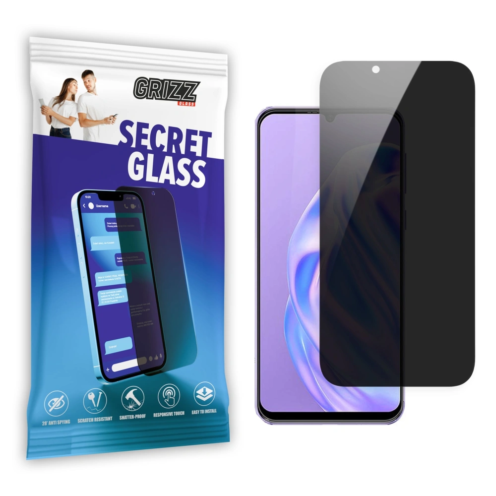 Matowe szkło prywatyzujące GrizzGlass SecretGlass do Ulefone Note 6