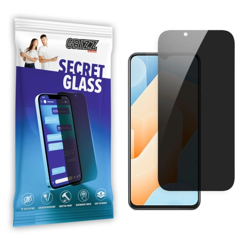Matowe szkło prywatyzujące GrizzGlass SecretGlass do Vivo IQOO U5e