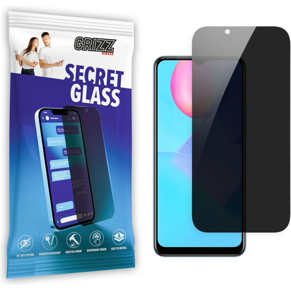 Matowe szkło prywatyzujące GrizzGlass SecretGlass do Vivo Y12G