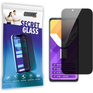 Matowe szkło prywatyzujące GrizzGlass SecretGlass do Vivo Y15s
