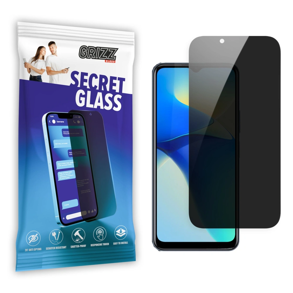 Matowe szkło prywatyzujące GrizzGlass SecretGlass do Vivo Y33e
