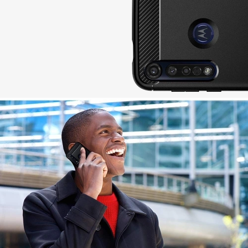 Kup Case Spigen Rugged Armor Motorola Moto G8 Plus Matt Schwarz - SPN954MBL - {ean13} - Sklep Home Screen