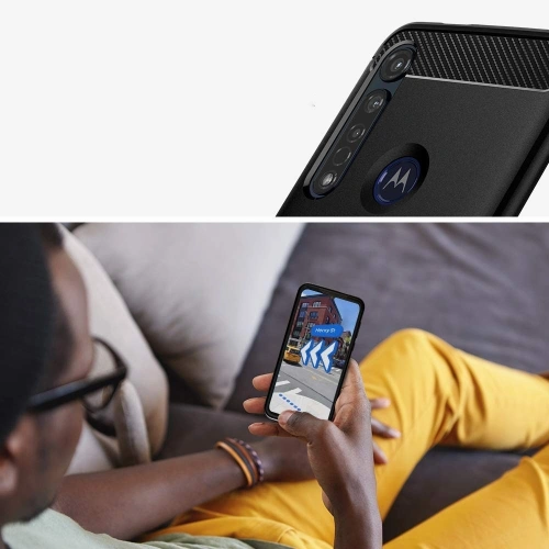 Kup Case Spigen Rugged Armor Motorola Moto G8 Plus Matt Schwarz - SPN954MBL - {ean13} - Sklep Home Screen