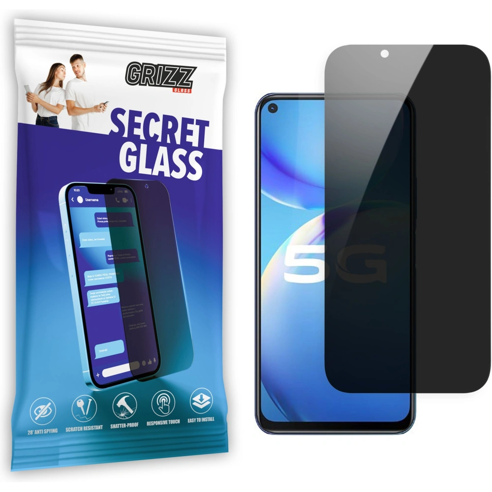 Matowe szkło prywatyzujące GrizzGlass SecretGlass do Vivo Y70T 5G