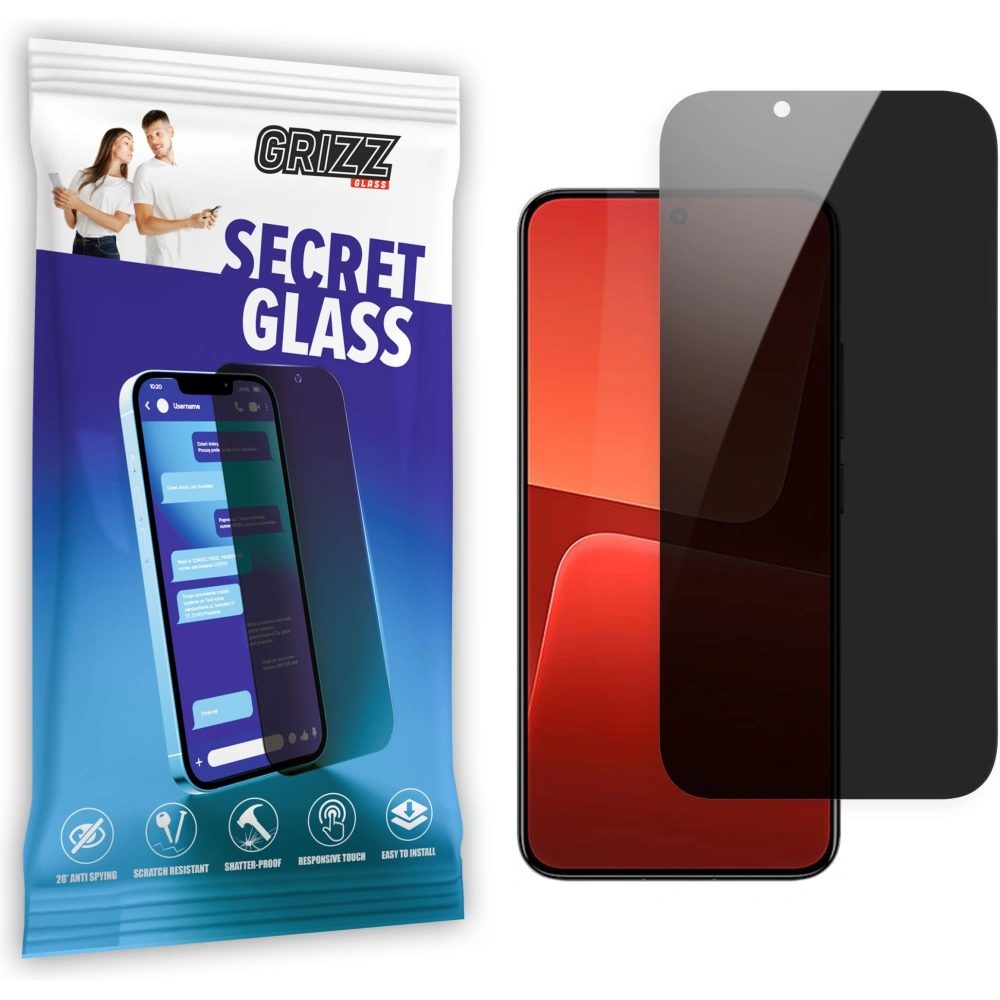 Matowe szkło prywatyzujące GrizzGlass SecretGlass do Xiaomi 12T