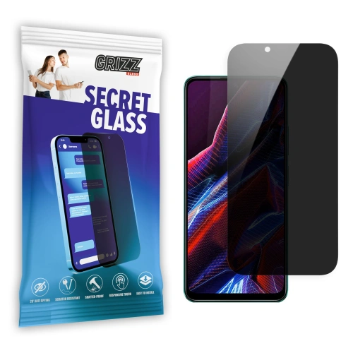 Matowe szkło prywatyzujące GrizzGlass SecretGlass do Xiaomi POCO X4 Pro